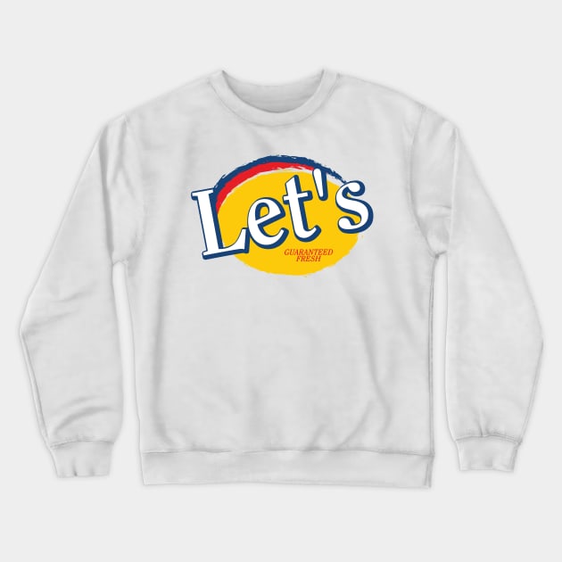 Let´s Potato Chips Logo Crewneck Sweatshirt by Mr5tanley